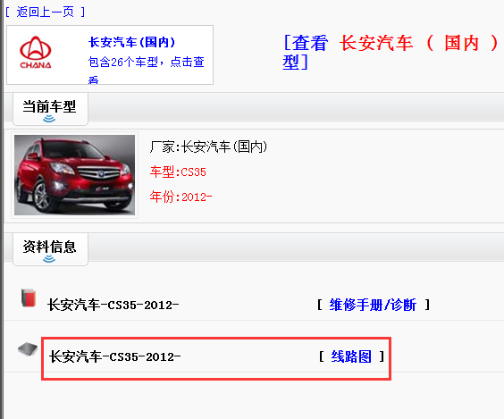 12年CS35全车线路图