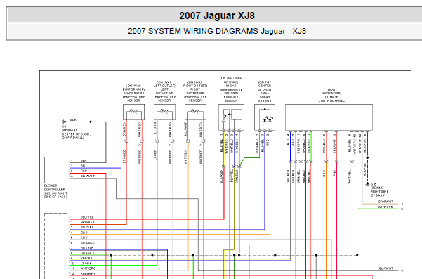 07年XJ8全车线路图