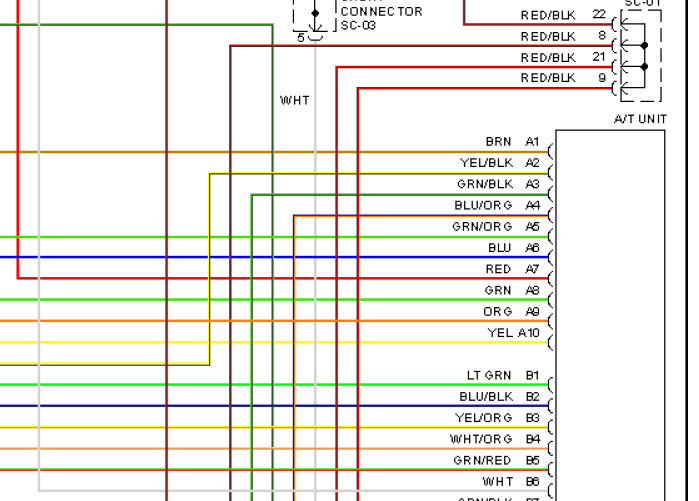 06年起亚索兰托 变速箱电路图