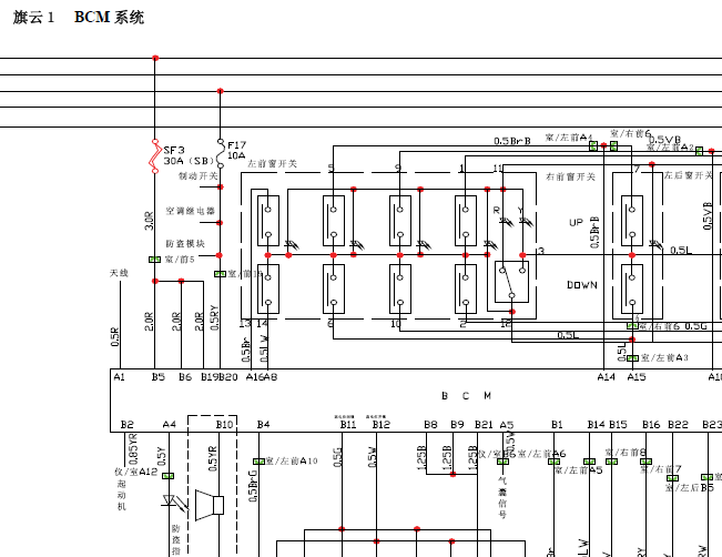 旗云1 BCM电路