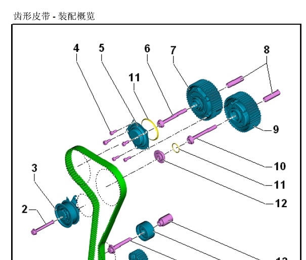 16年大众凌渡发动机正时