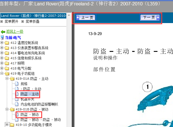 08年神行者2外部接收器位置图