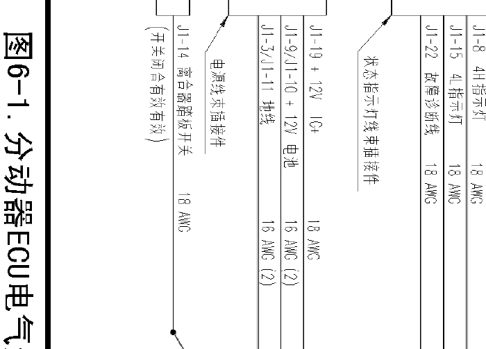09年陆风X8 分动器ECU电路