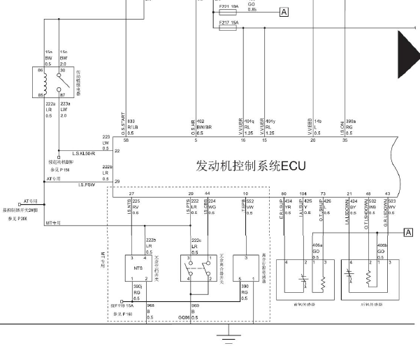 16年长城哈弗H2发动机电路图