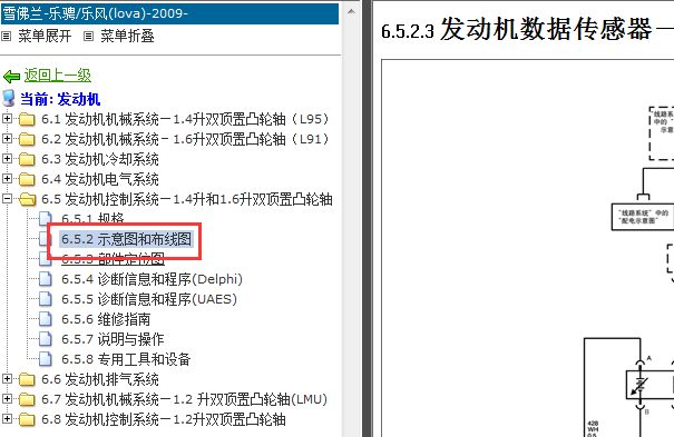 09年乐风发动机电路图