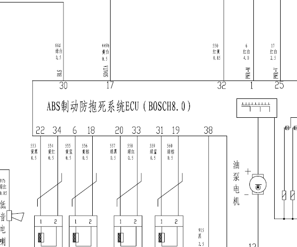 长城嘉誉ABS电路图