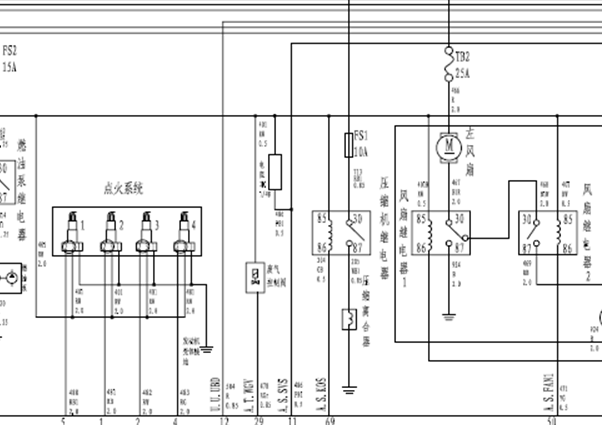 长城哈佛GW4G15发动机电路图