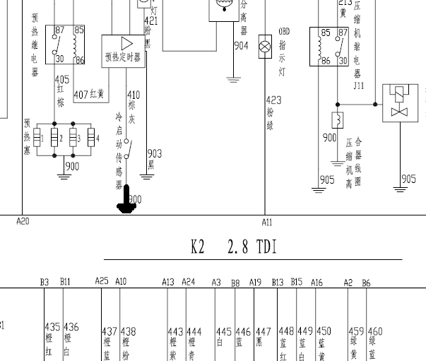 15年长城风骏发动机电路图