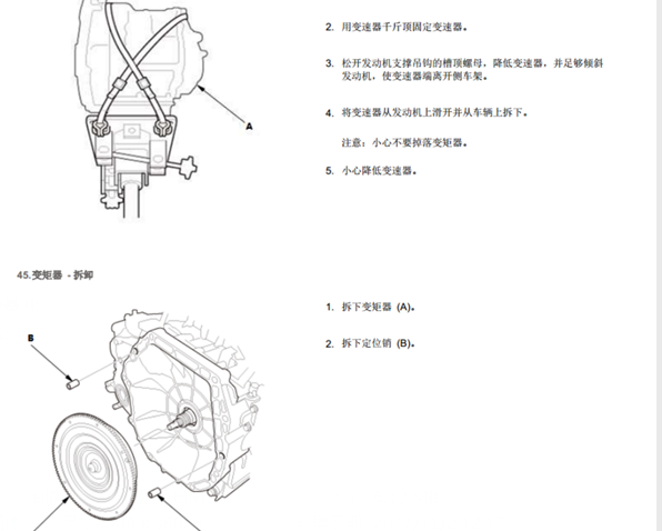 16年艾力绅CVT变速箱拆装资料