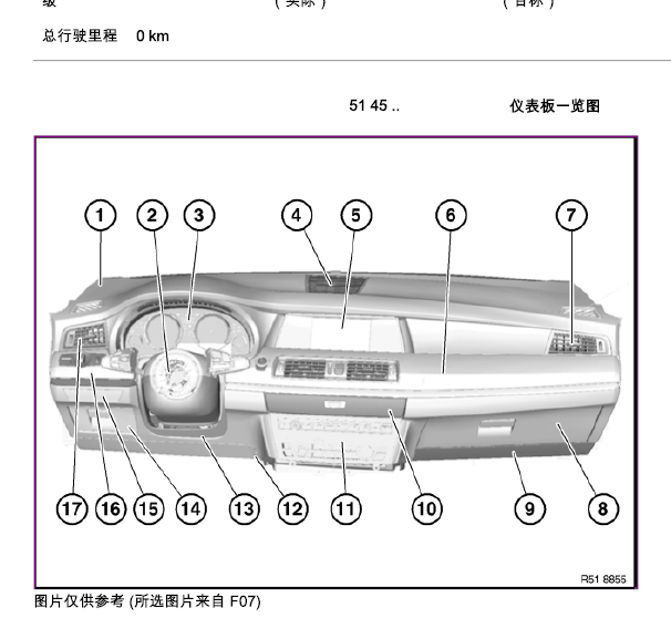 16年宝马520I仪表台拆装