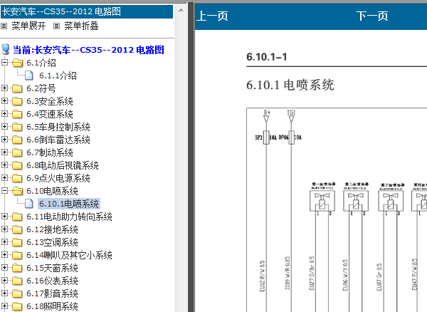 12年CS35发动机电路图