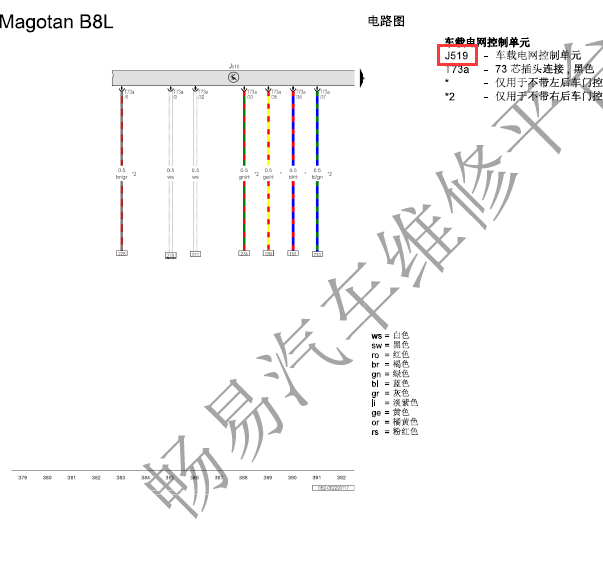 17年B8线路图