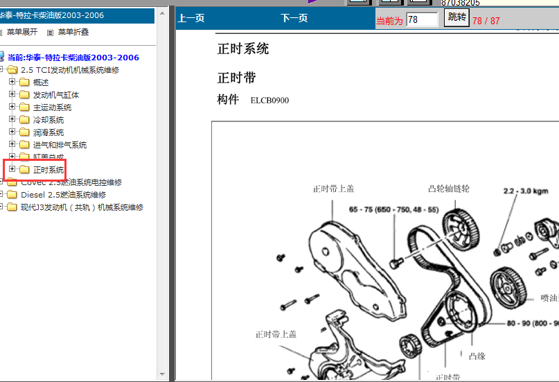 06年华泰特拉卡发动机正时