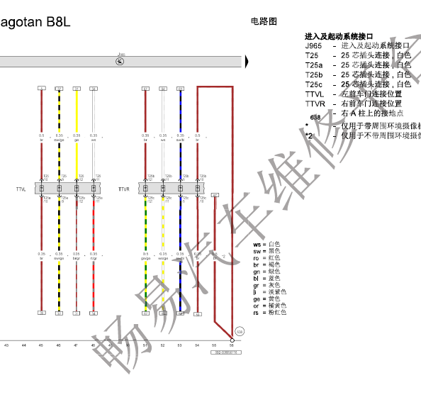 17年B8L启动线路图