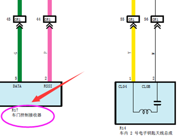 15年酷路泽遥控系统电路图