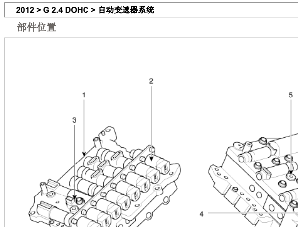 12年智跑变速箱维修手册