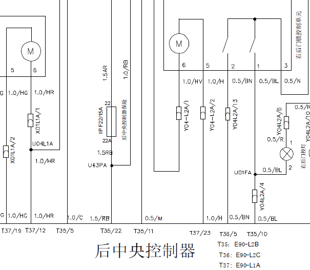 中华尊驰1.8电路图