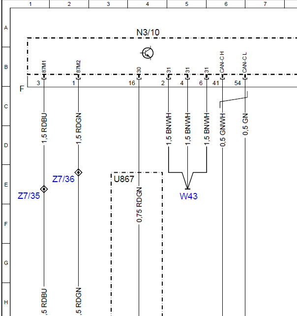 11年奔驰A160发动机线路图