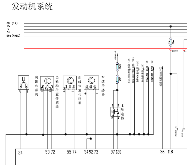 西门子发动机电路图