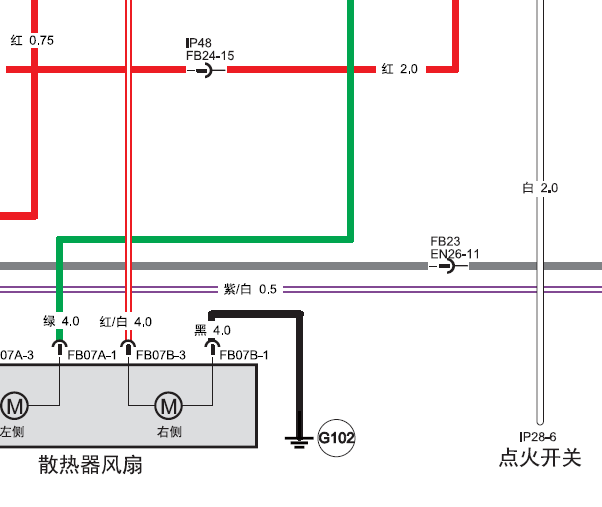 2015年传祺GS5发动机电路图