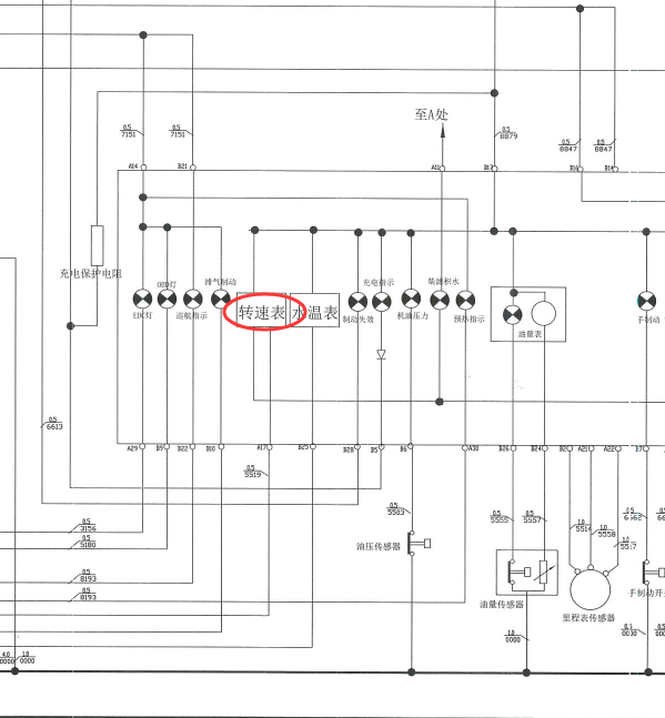 11年依维柯转速表线路图