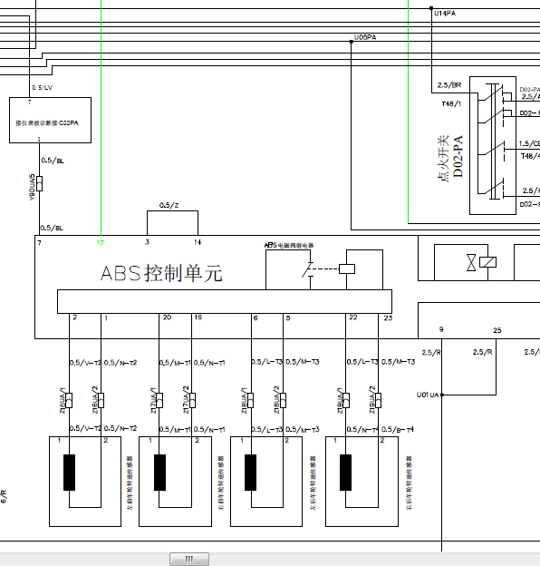 尊驰1.8ABS线路图