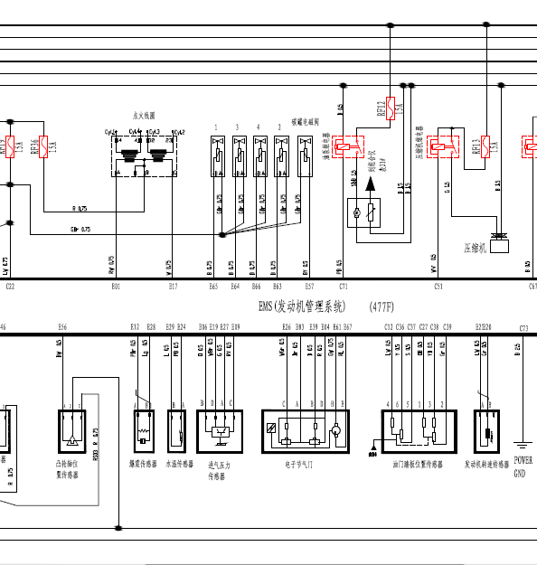 09年风云2全车线路图