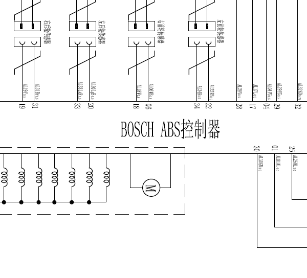 13年昌河铃木利亚纳ABS电路图