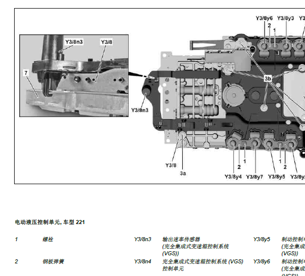 2010年奔驰GLK300变速箱维修手册