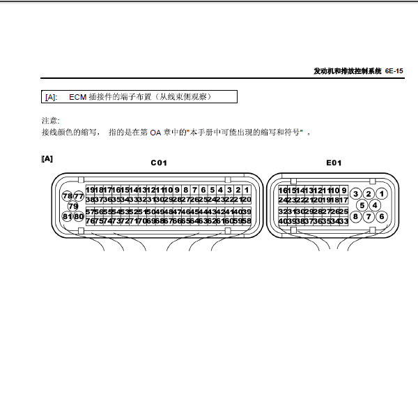 铃木K14B发动机端子图