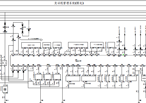 2012年比亚迪FO发动机电路图