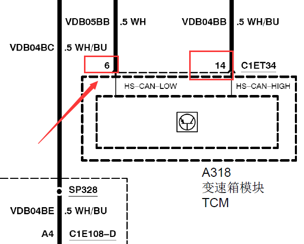 2011年福特蒙迪欧CAN电路图