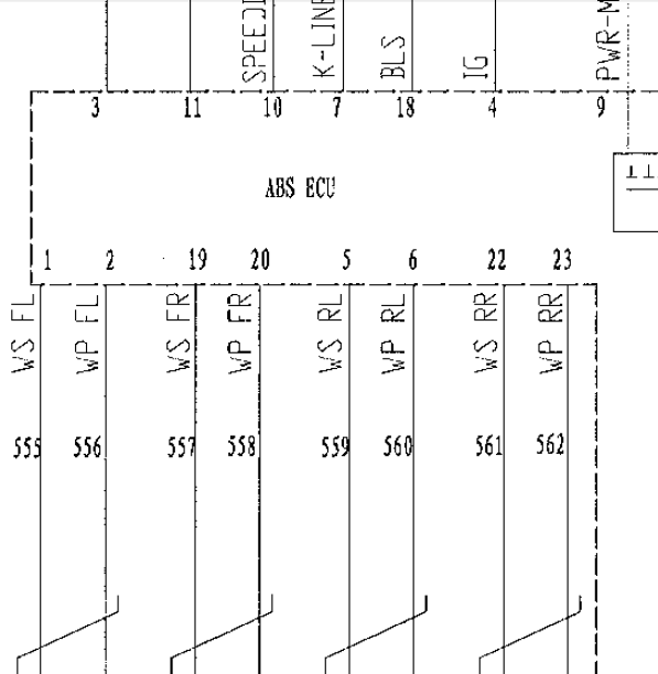 08年众泰5008ABS线路图