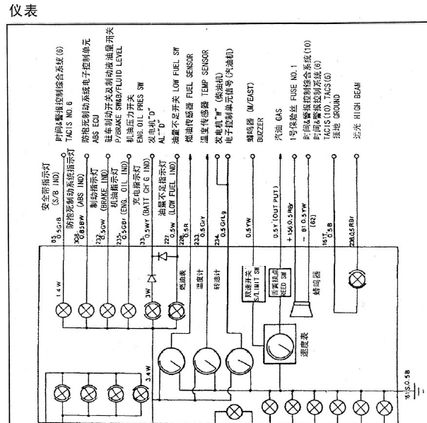 MB100仪表线路图