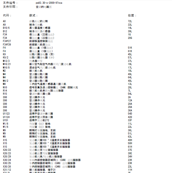 10年奔驰唯雅诺空调线路图