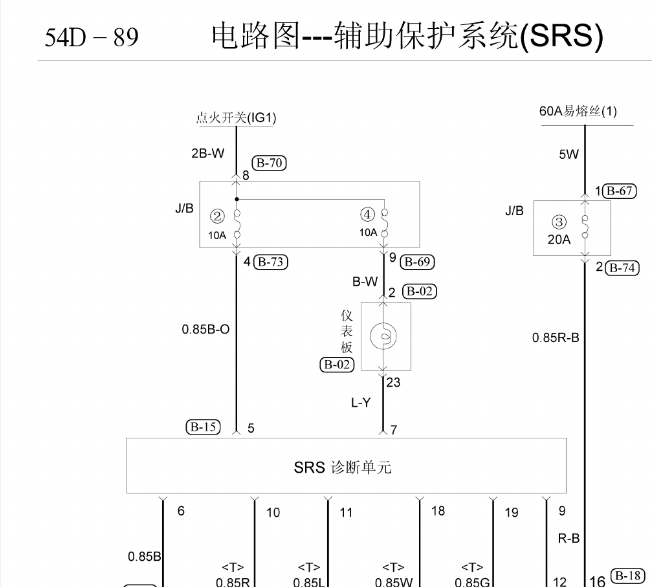 东南菱悦V3气囊电路图