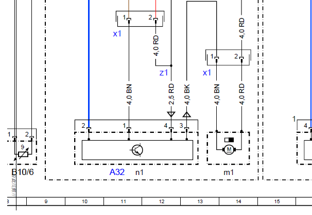 13年奔驰E300L空调线路
