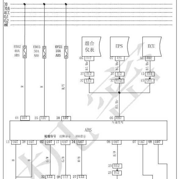 15年S3 ABS线路图