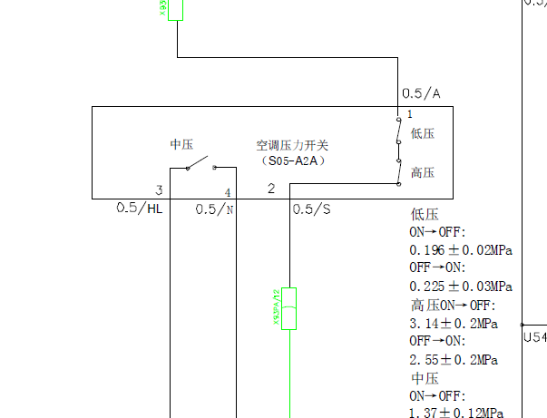 尊驰1.8T空调电路图