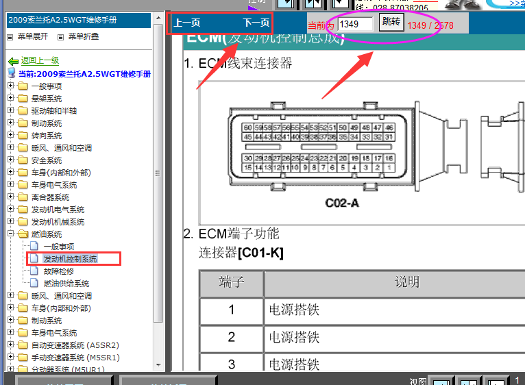 09年起亚索兰托发动机电脑定义图