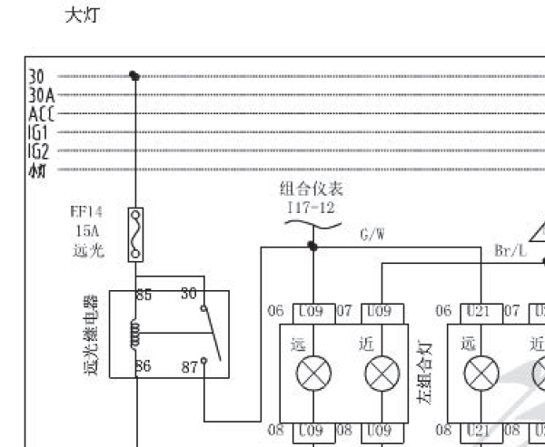 2015年幻速S2灯光电路图