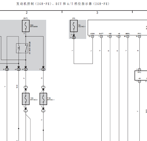 15年埃尔法发动机线路图