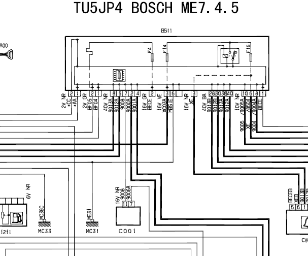 ME7.4.5电脑电路图