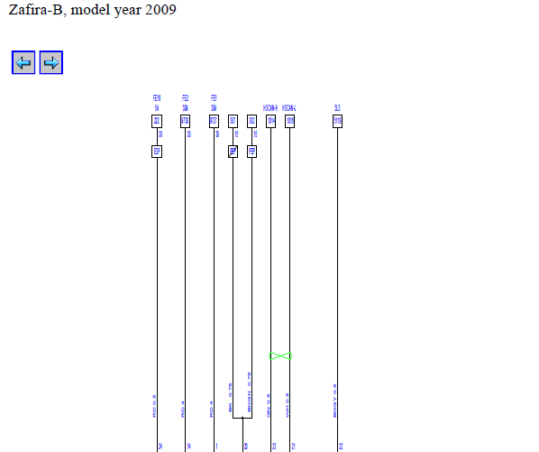 2009年欧宝赛飞利ABS电路图