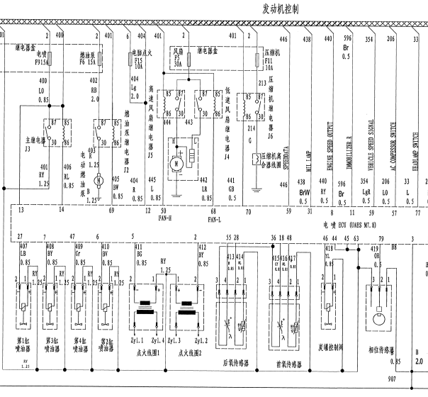 众泰5008电路图