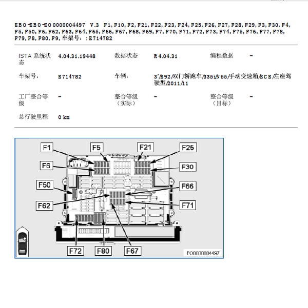12年宝马335I保险丝分布