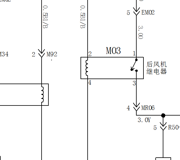 2015年江淮瑞风M5空调电路图