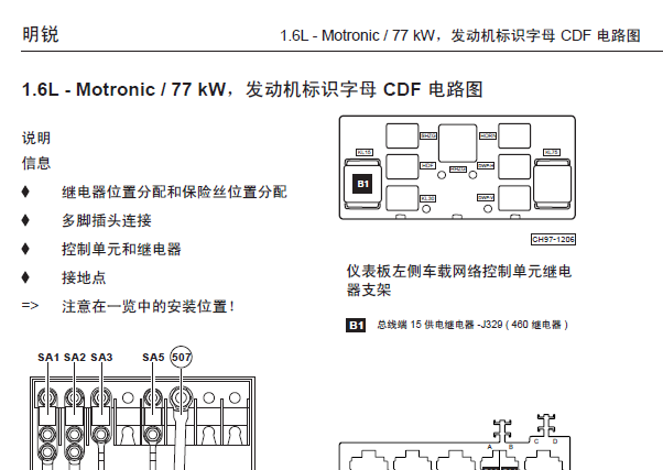 2009年斯柯达明锐CDF发动机