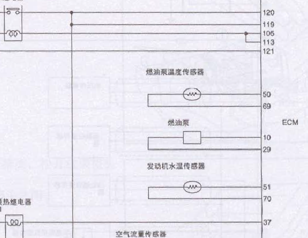 2011年郑州日产YD25发动机电路图