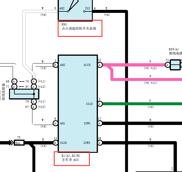 2008年丰田酷路泽车身电路图